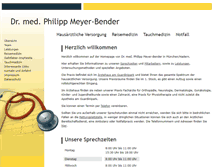 Tablet Screenshot of praxismb.de